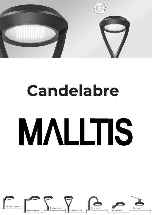 Couverture du Éclairage public ST40 Malltis