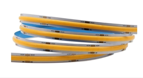 Produit — Strip LED IP20 COB 9,6W/m 2400K 24V 8mm IRC90 - au mètre