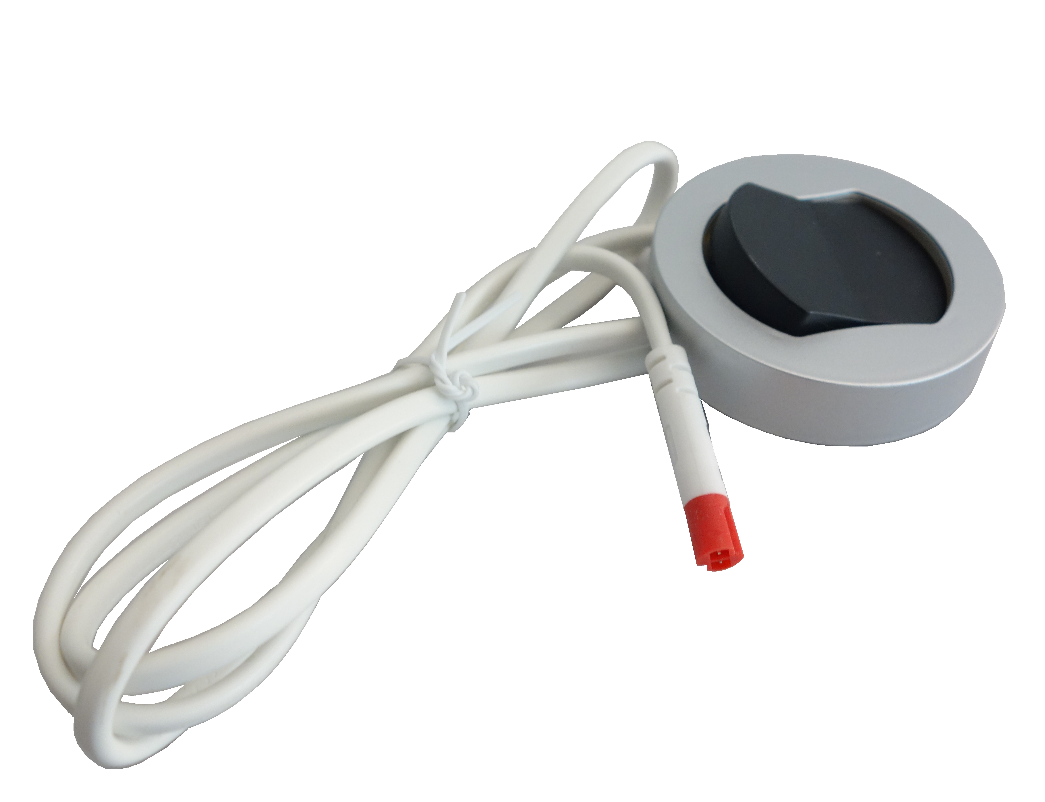 Étiquette énergie — Interrupteur en saillie noir et argent