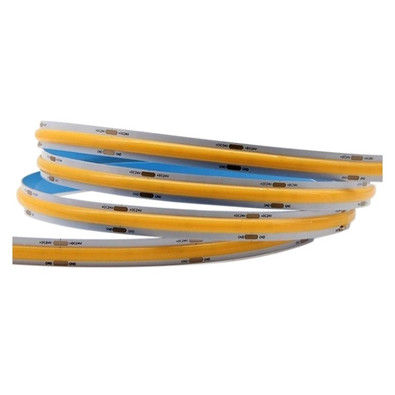 Produit — Strip LED IP20 SMD2835 9,6W/m 2400K 24V 8mm - au mètre
