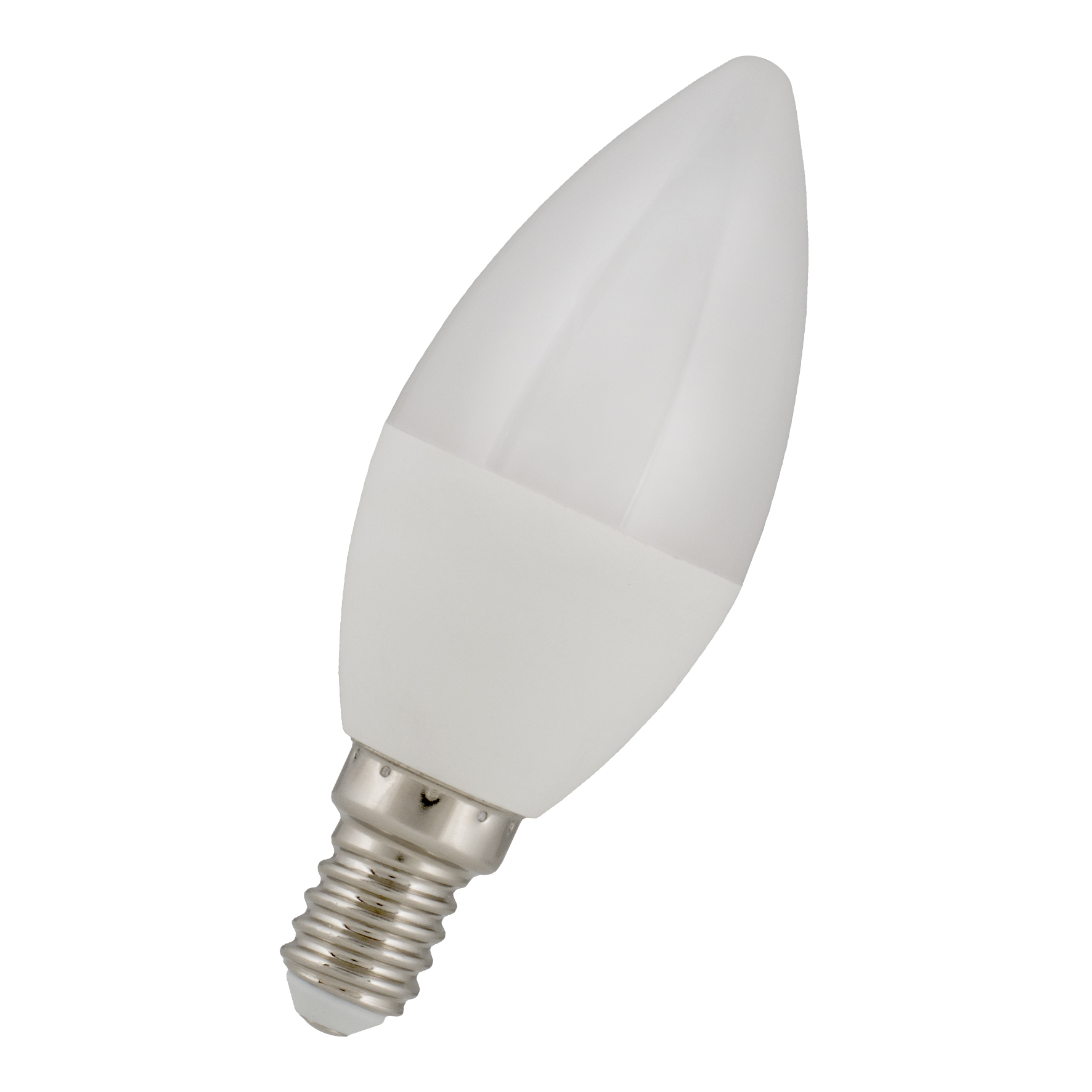 lampadina LED SMD Flamme lisse opale 3000K 4W 300L E14