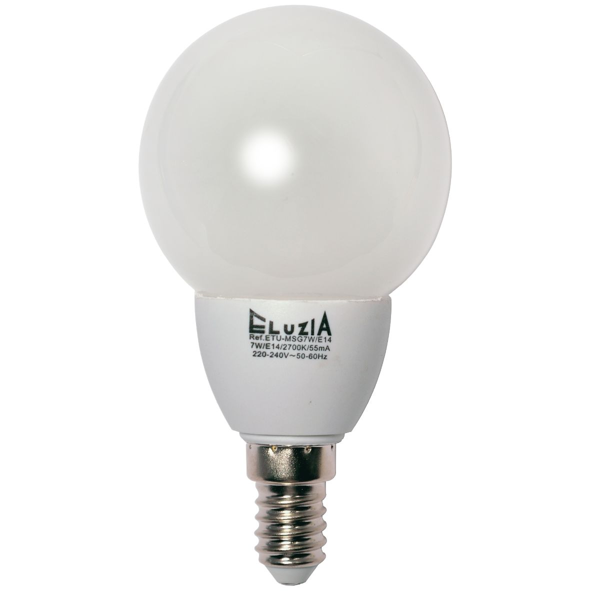 lampadina FLC mini sphér. opale 2700K 405L 9W E14