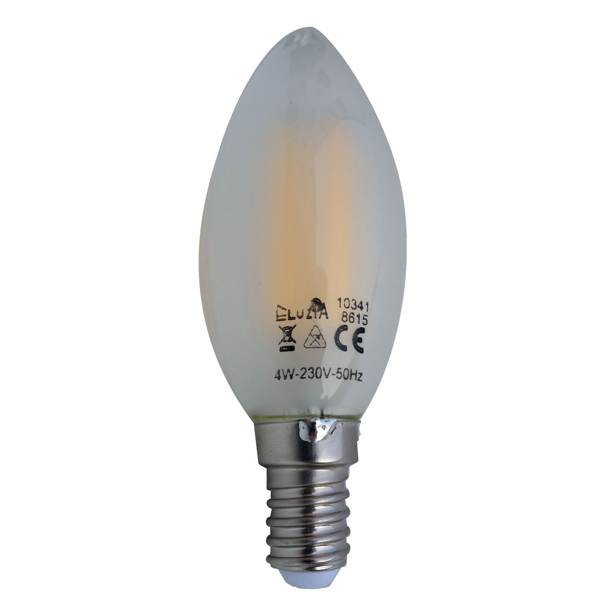lampadina LED Fil. Flamme satinatoe 3000K 4W 320L E14
