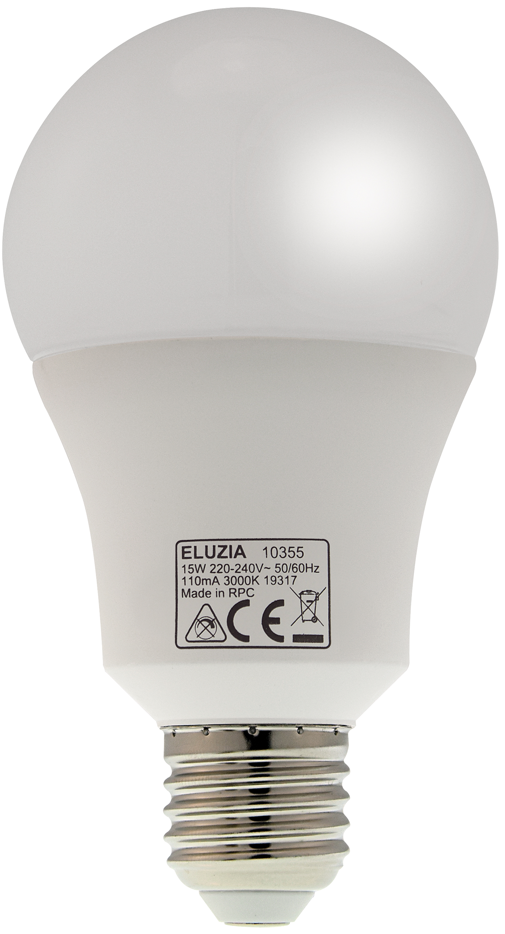 lampadina LED SMD Std opale 3000K 1521L 15W E27