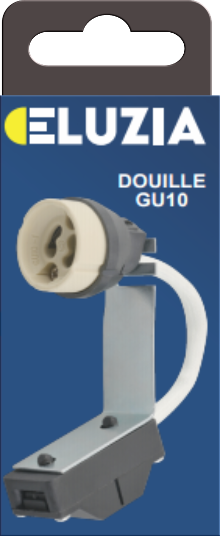Packaging — Douille GU10 avec patte de Norme