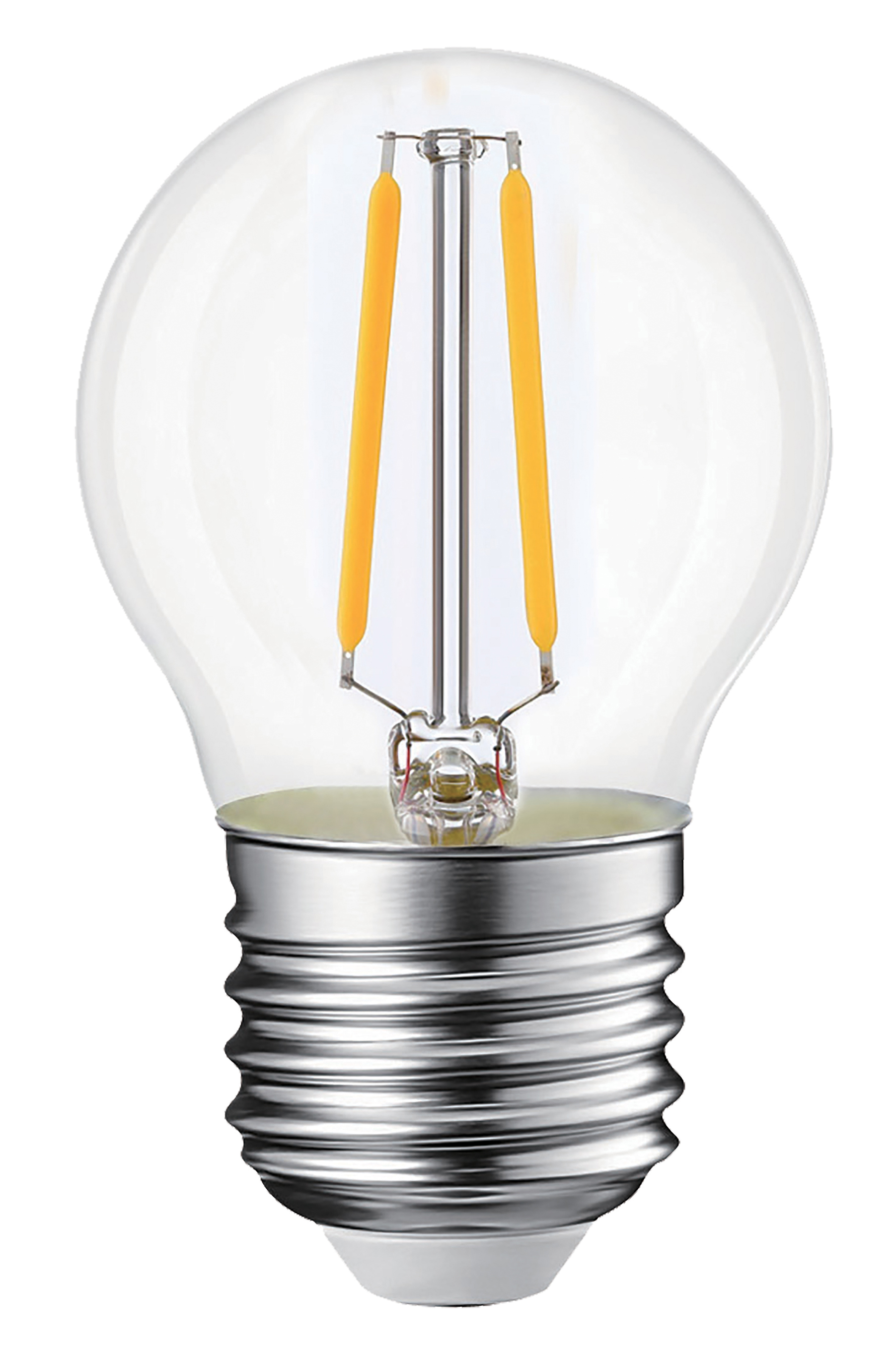 Lampe LED Fil. (D) mini sphér. P45 claire 2700K 4W 400L E27 free-flicker - Bx1