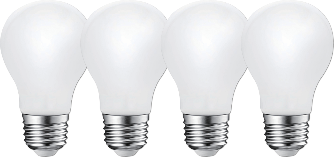 Produit — Ampoule LED Fil. Std Milky 4000K 4W 806L E27 - classe B - Bx4