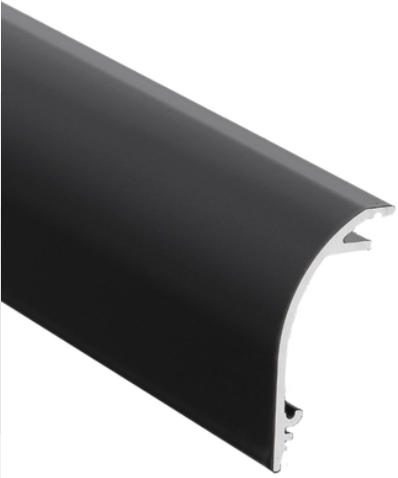 Produit — Joue profilé LED WAY10 C /2m alu laqué noir (C)