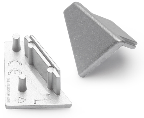 Produit — Terminaison CORNER10 argent (set de 2)