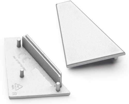 Produit — Terminaison CORNER27 argent (set de 2)