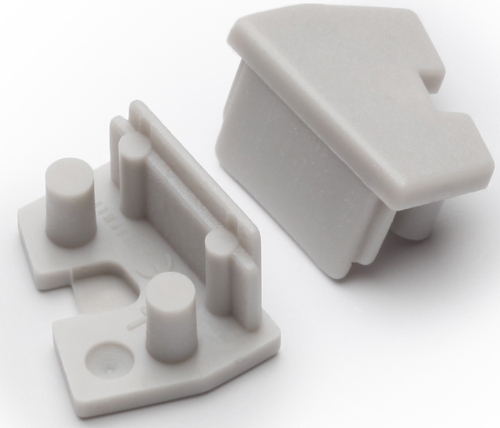 Produit — Terminaison EDGE10 gris + passage de câble (set de2)