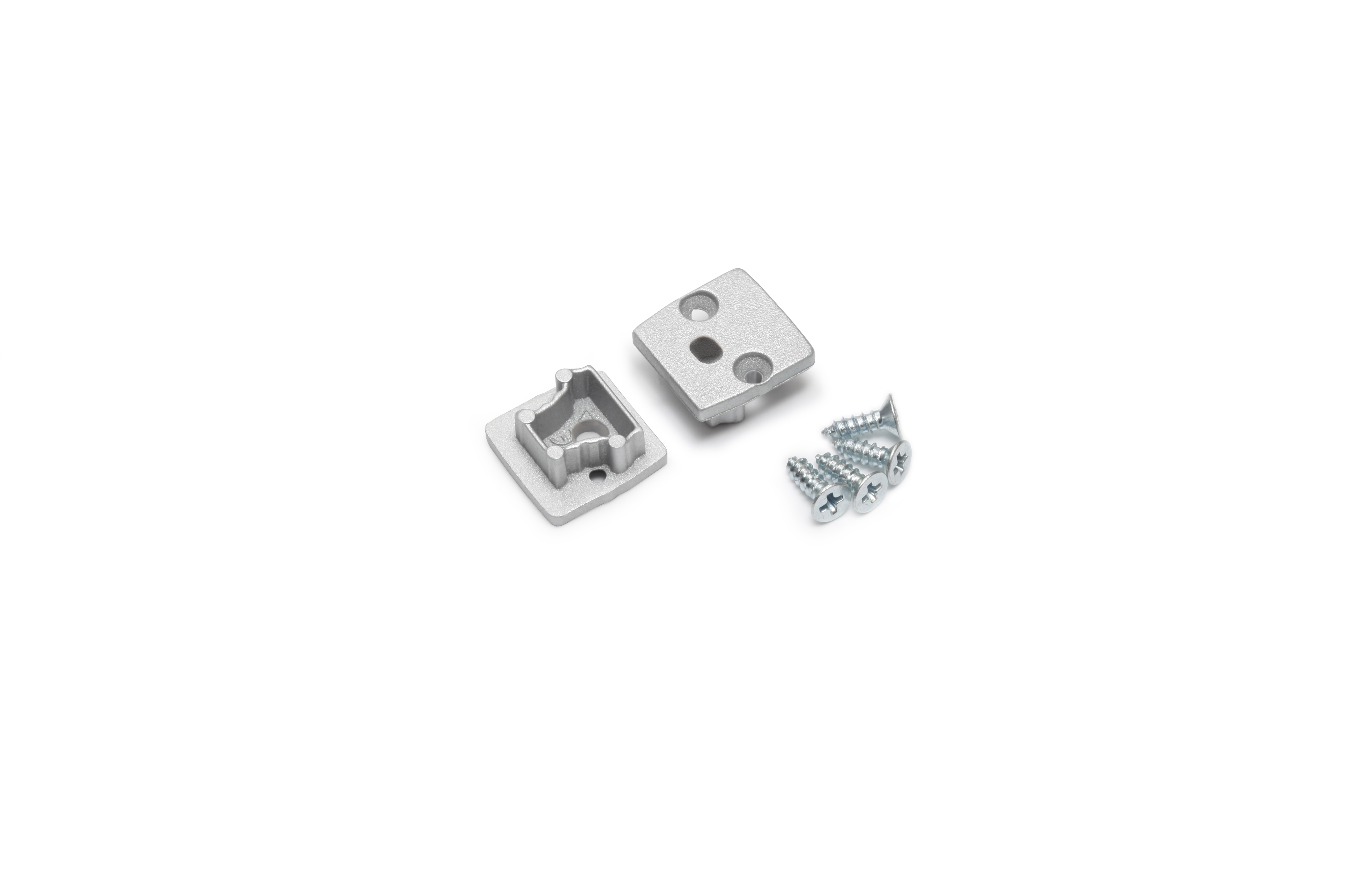 Produit — Terminaison FLOOR12 gris + passage de câble (set x2)