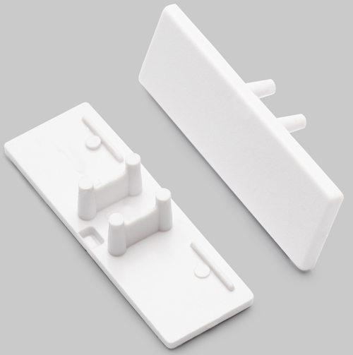 Produit — Terminaison sans passage de câble BACK10 blanc (set de 2)