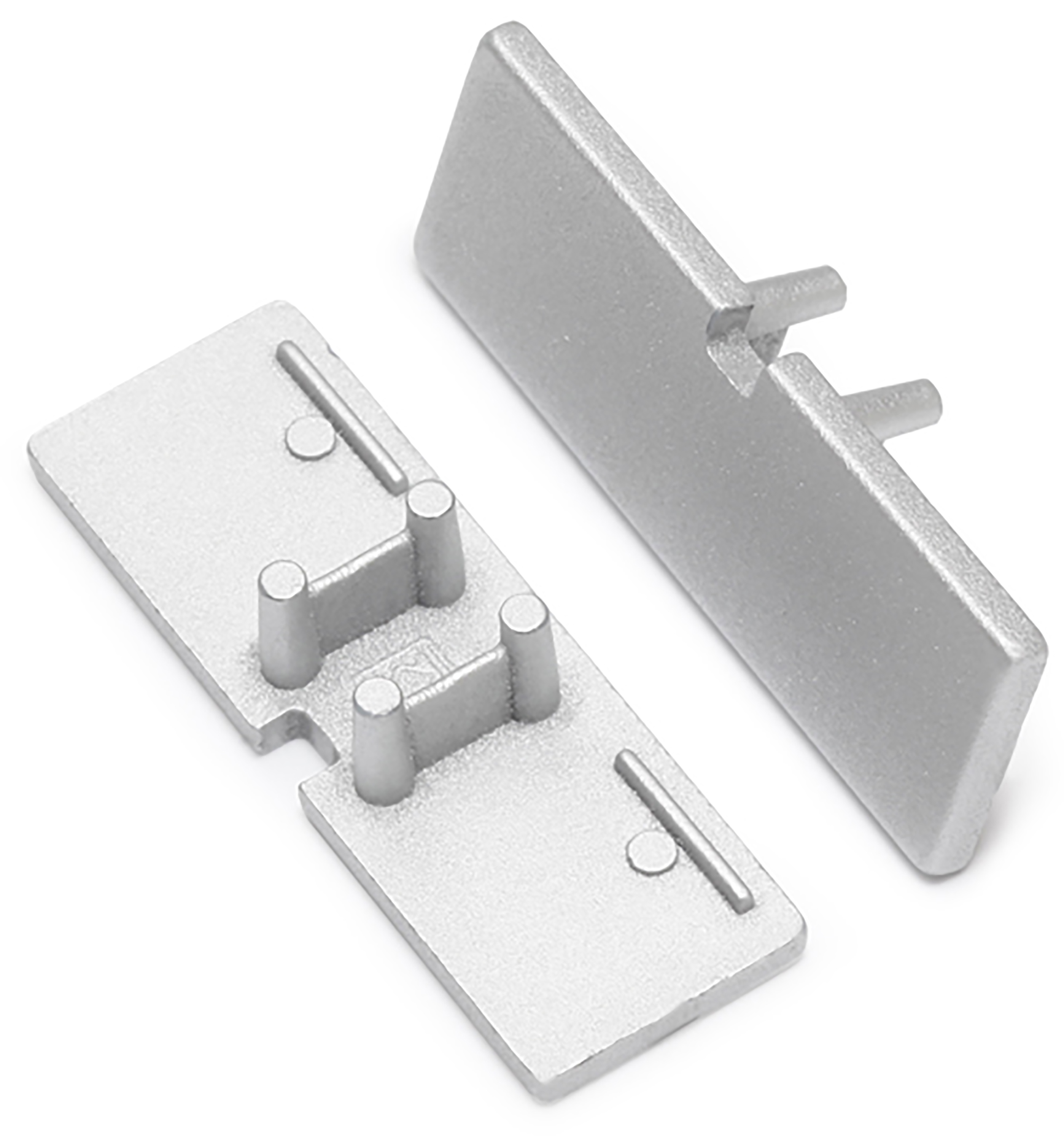 Produit — Terminaison BACK10 argent avec passage de câble (set de 2)