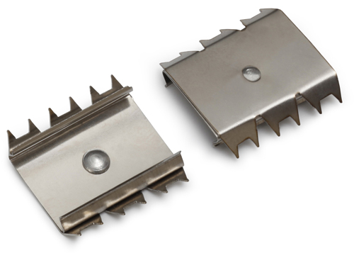 Produit — Support de fixation U flexible griffes inox