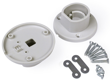 Produit — Supports latéraux barre penderie OVAL - set x2