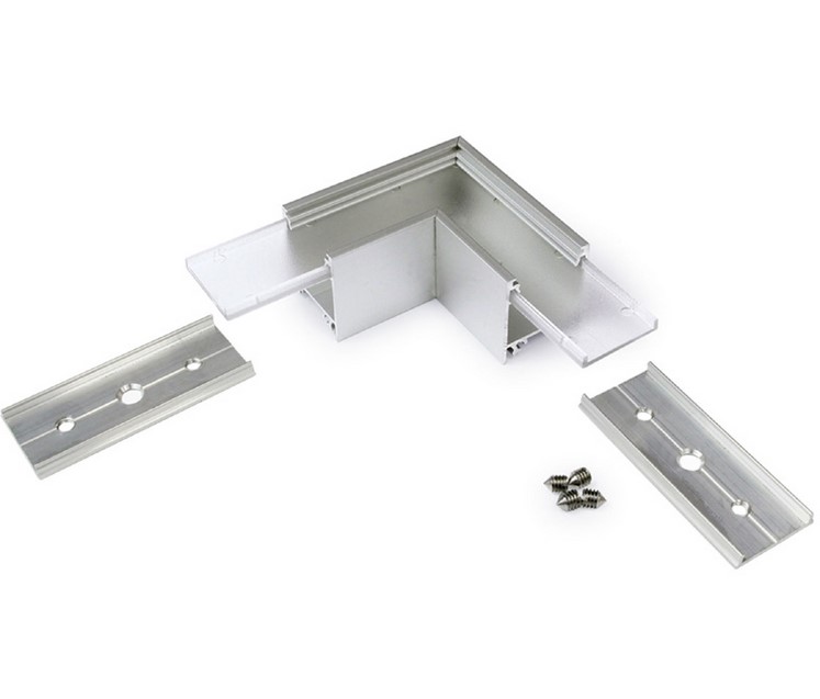Produit — Raccord LINEA20 coude 90° intérieur alu anodisé (set de 2)