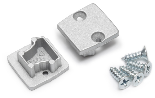 Produit — Terminaison FLOOR12 argent (set de 2)