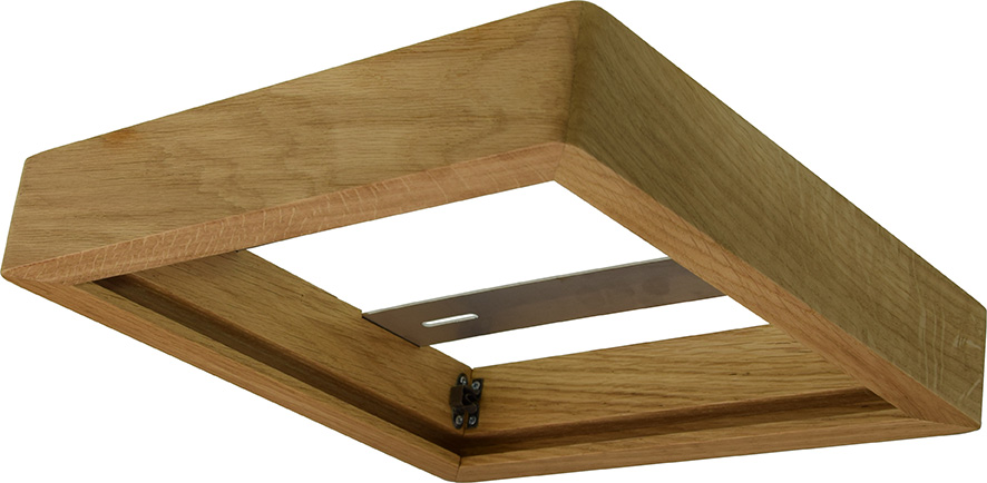 Cadre en bois 300x300 pour panel - Chêne clair