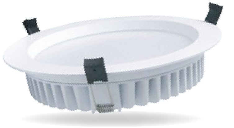 Downlight CL59 25W 6000K 2200L ø228