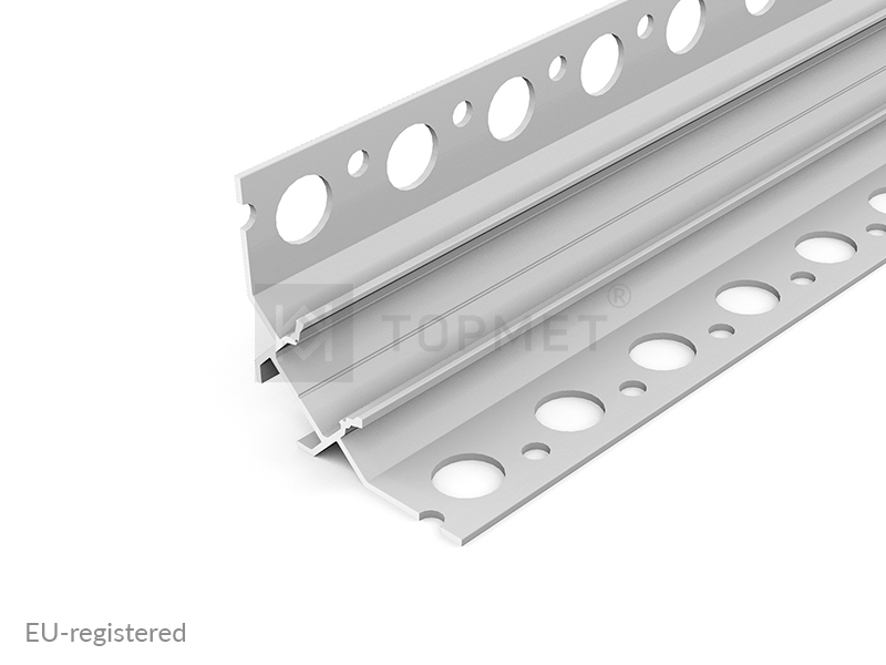 Produit — Profilé LED UNI-TILE12 /2M50 alu anodisé (90° C PLUS)