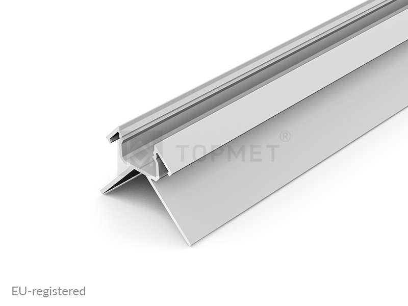 Produit — Profilé LED UNI-TILE12 /2M50 alu anodisé (90° C)