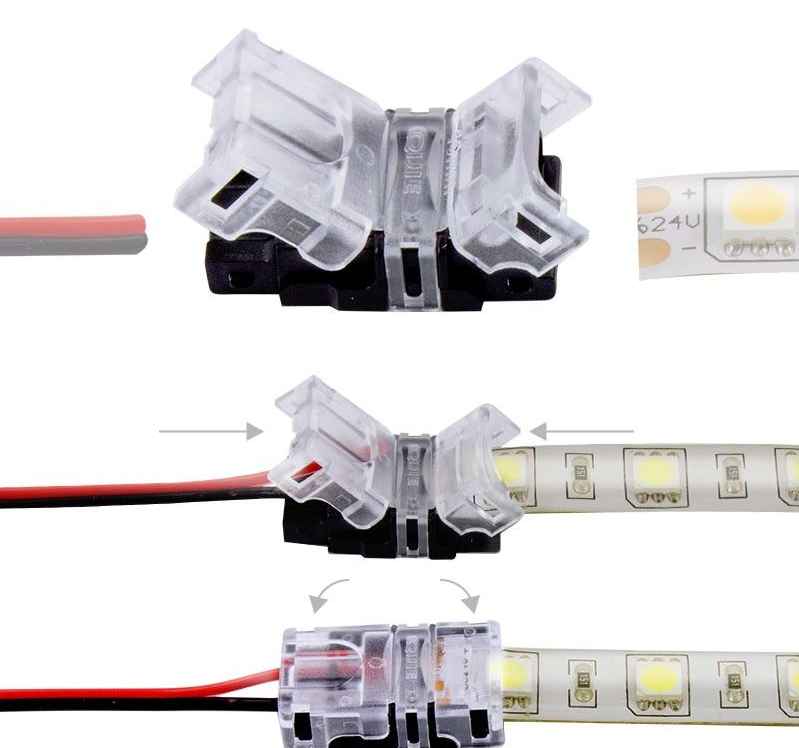 Produit — Prolongateur strip LED 10mm 2 contacts