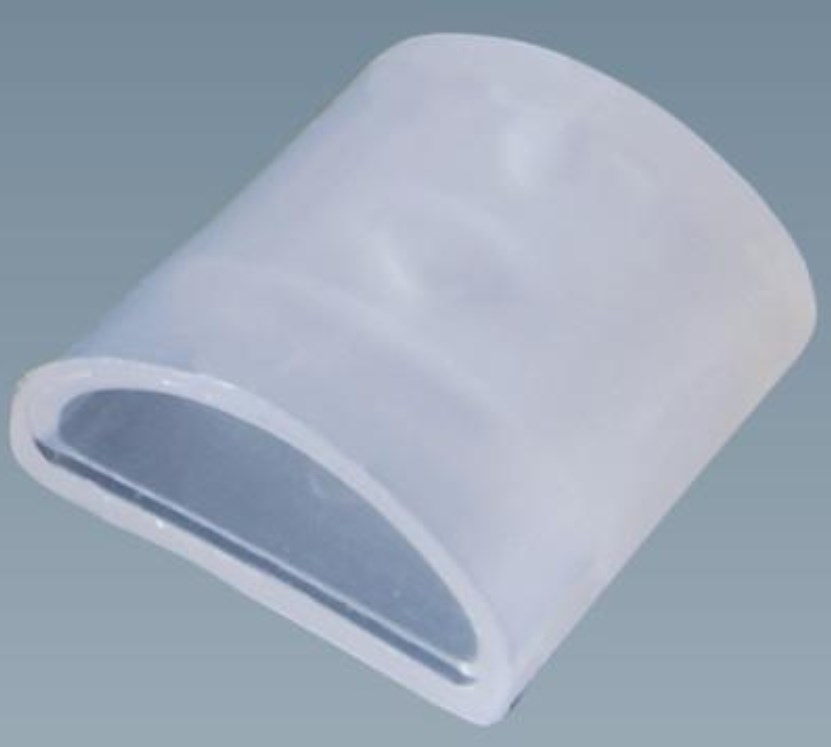 Produit — Terminaison silicone pour strip LED silicone 8-10mm