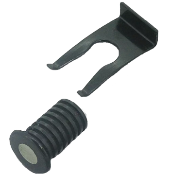 Produit — Support prise pour câble FK1 avec agraffe rapide - noir - Ø 15,5