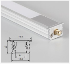 Produit — Profilé Alu F2821 LED 2835-160-24V-6 IRC90 0,5W 4000K - 1M