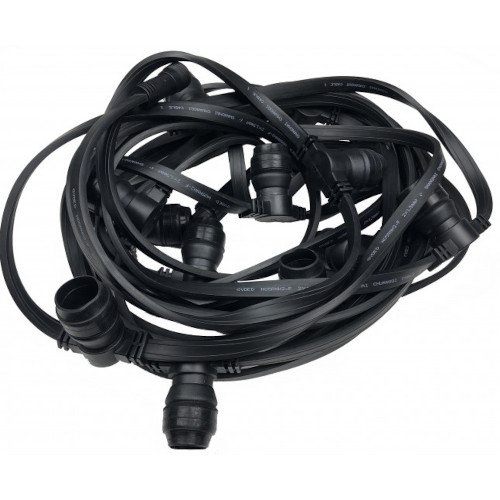 Câble plat HO5NH2-F 2x1,5mm /100m - 120 douilles E27