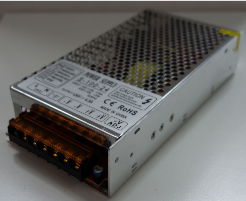 Produit — Transformateur slim case metal 24V 100W - IP20
