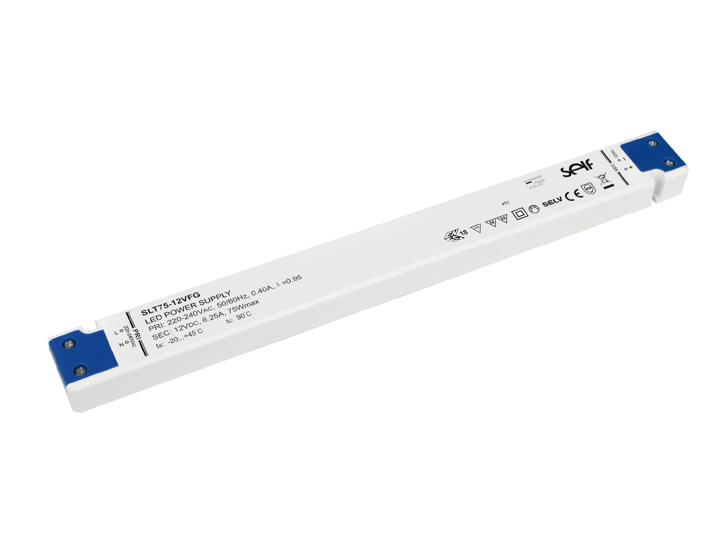 Produit — Driver LED 24VFG-UN 75W IP20 - ultra plat