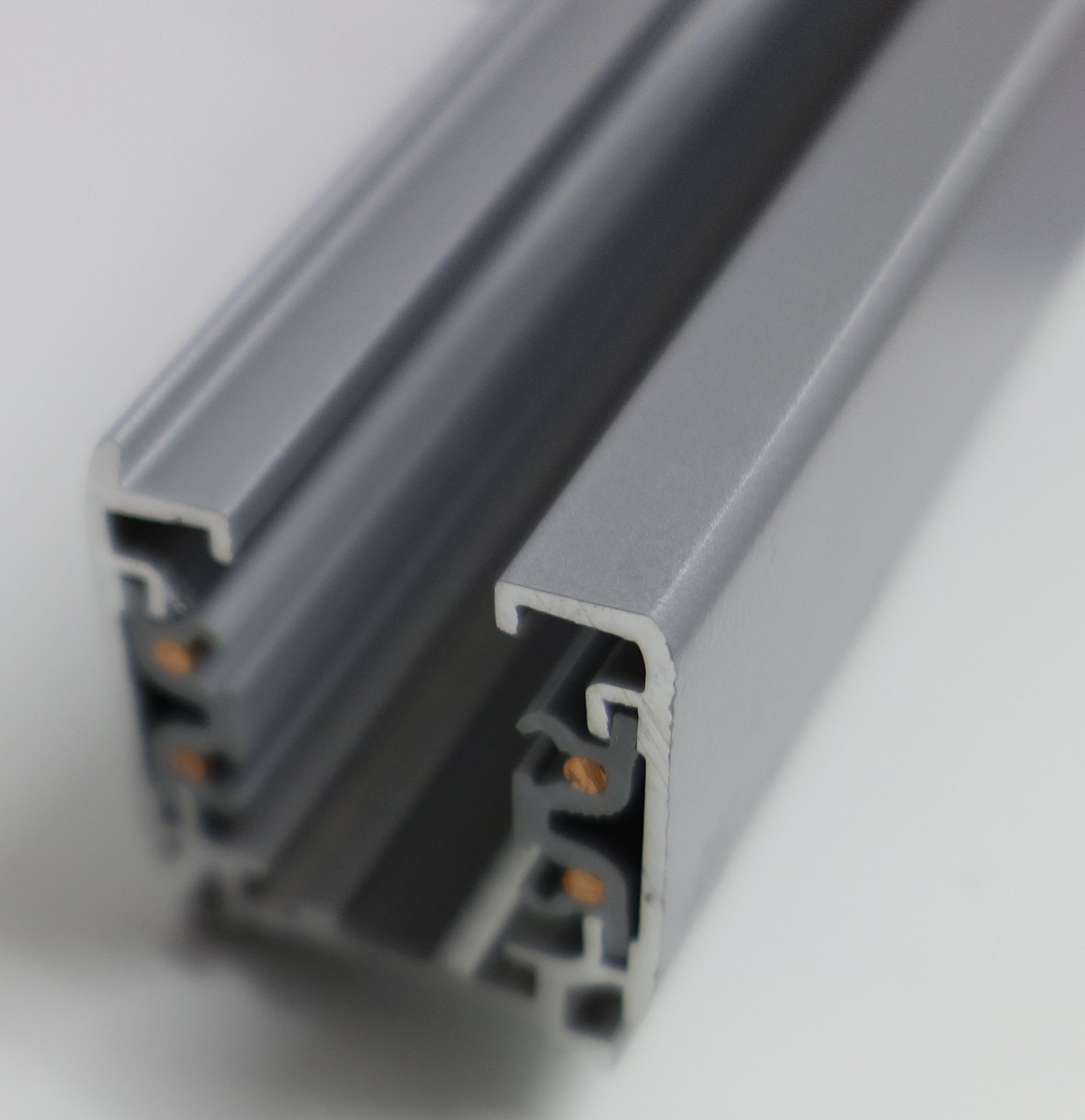 Rail 3 phases 2m - finition grigio