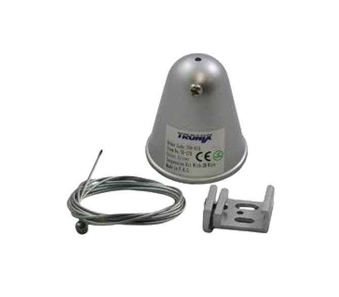 Kit de suspension pour rail 3 phases grigio