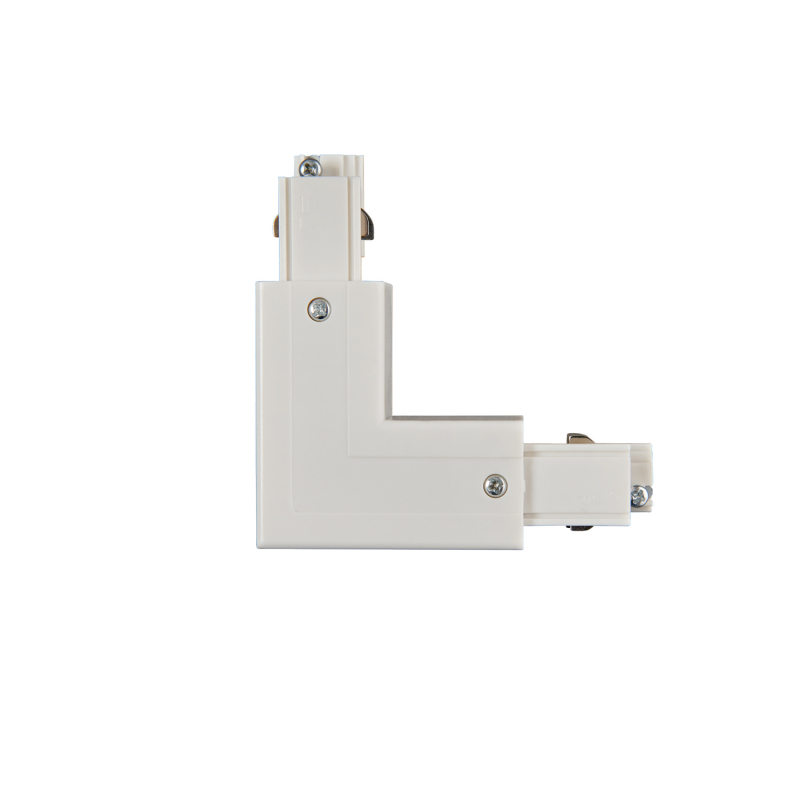 Connecteur - L - rail 3 phases extérieur white XTS35