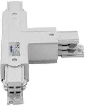 Produit — Eclairage sur rail 3 phases Connecteur T alim Blanc XTS40