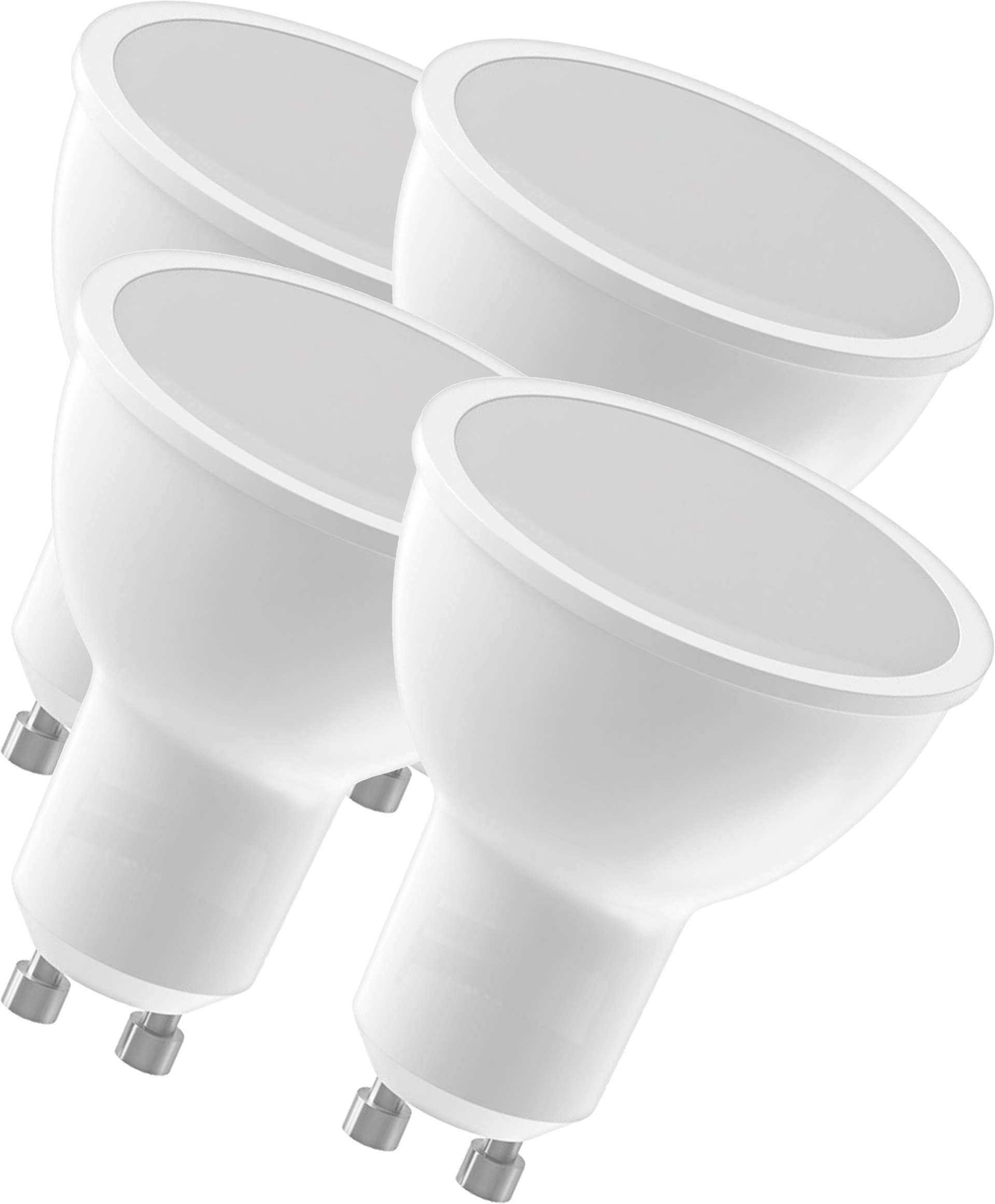 lampadina LED SMD PAR16 3000K 6W 500L GU10 100° -Bx4