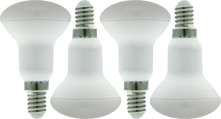 lampadina LED SMD Spot R50 3000K 5W 420L E14 -Bx4
