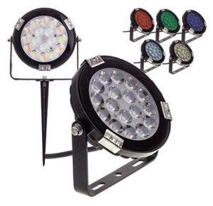 Produit — Projecteur LED RGB-W 15W 1200L Wifi / noir
