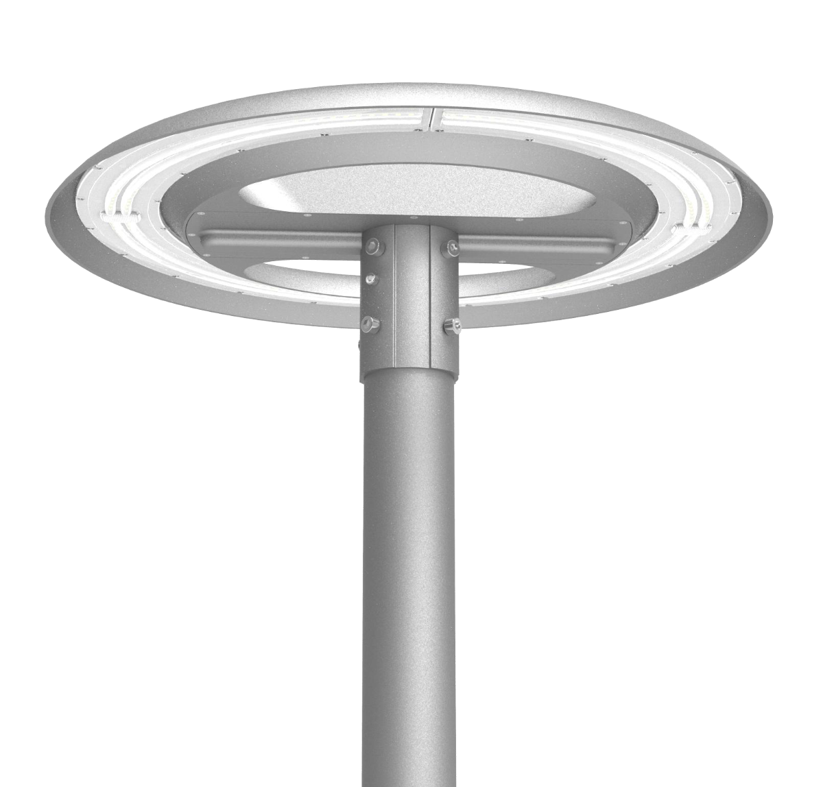Produit — Streetlight LED anneau gris 100W 120° 160L/W 2700K