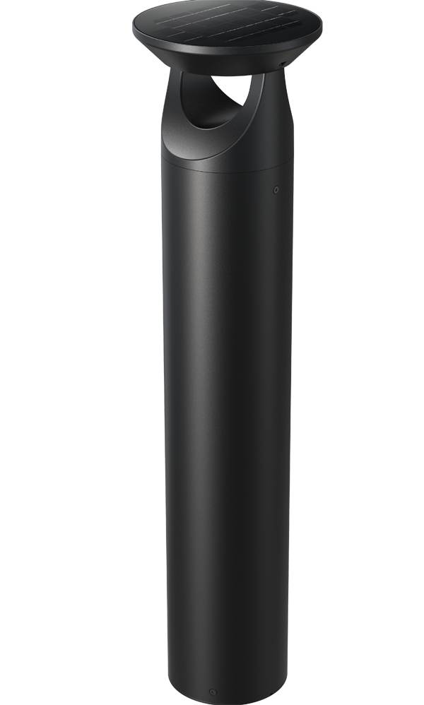 Produit — Potelet Bollard SOLAIRE 3000K 920mm Noir 3W 430L