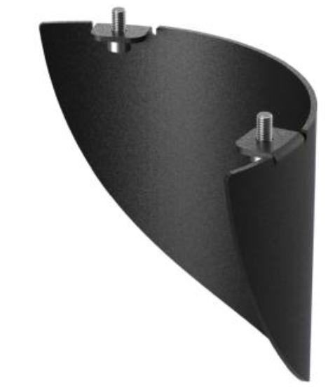 Visière occultante pour potelet Bollard - nero