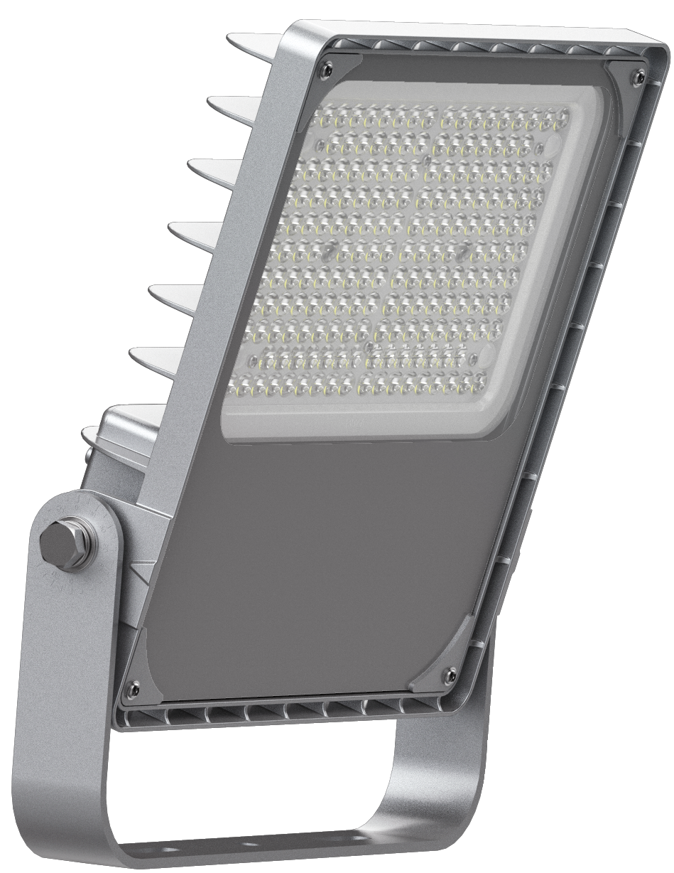 proiettore LED PRO 150W 3000K 22500L grigio - 55x125°