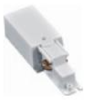 Produit — Connecteur Blanc pour Rail 6 connecteurs