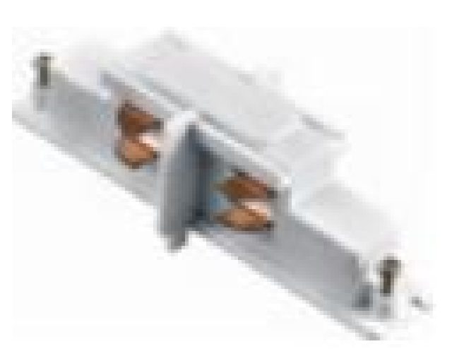Produit — Connecteur Centrale Blanc pour Rail 6 connecteurs