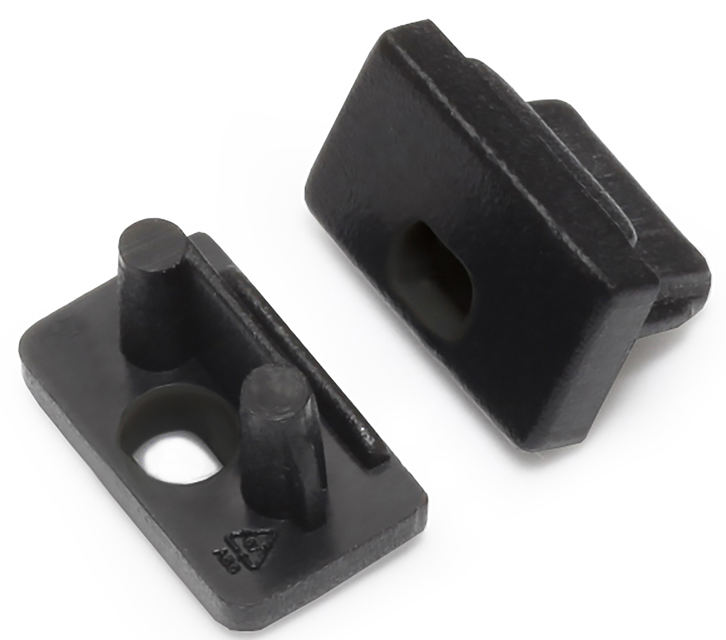 Produit — Terminaison SLIM8 noir + passage de câble (set de 2)