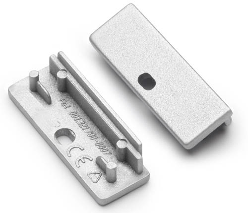 Produit — Terminaison WIDE24 argent + passage de câble (set de 2)