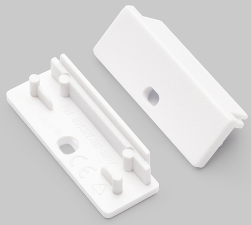 Produit — Terminaison WIDE24 blanc + passage de câble (set de 2)