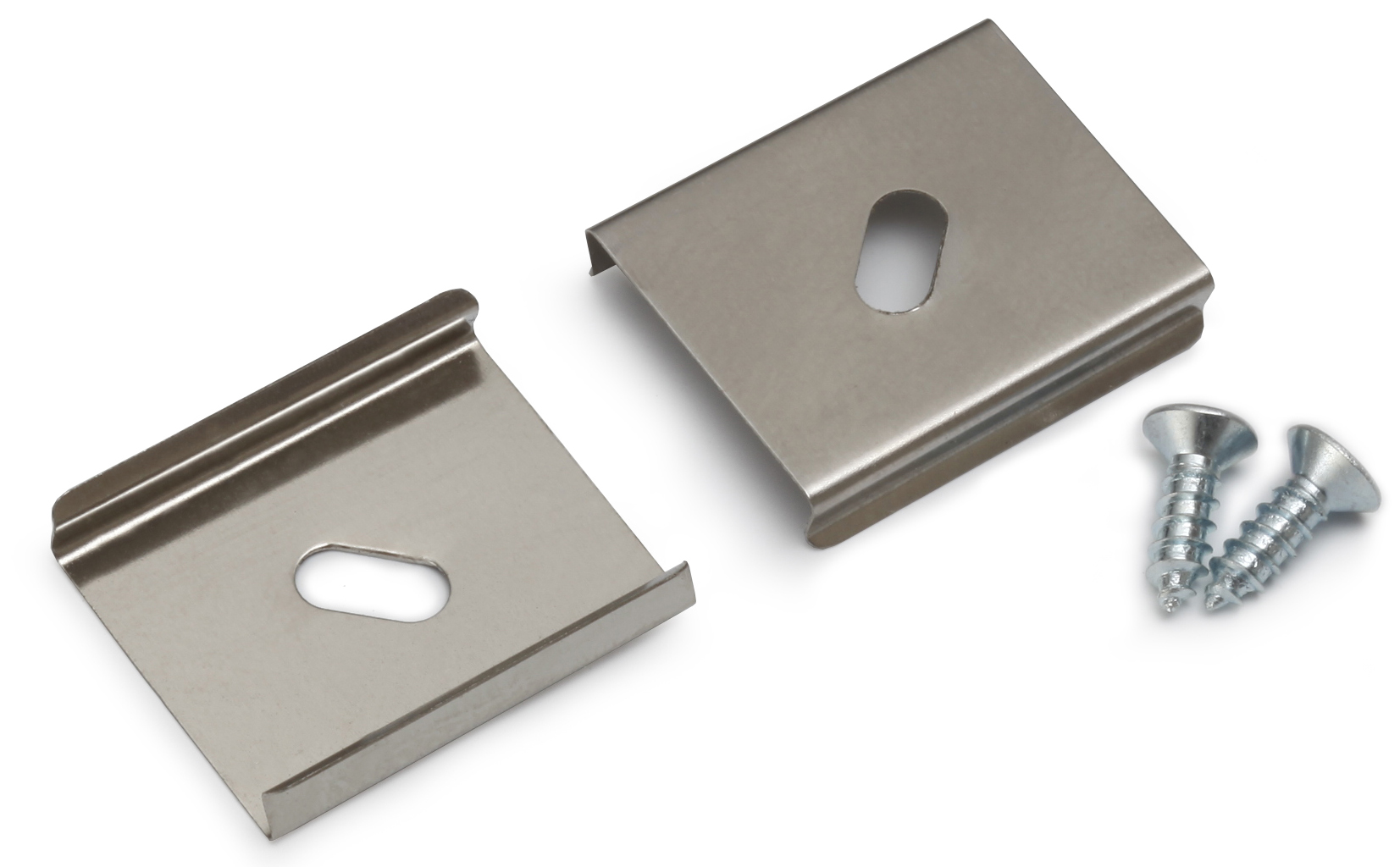Produit — Support de fixation Y flexible inox trou oblong - x2
